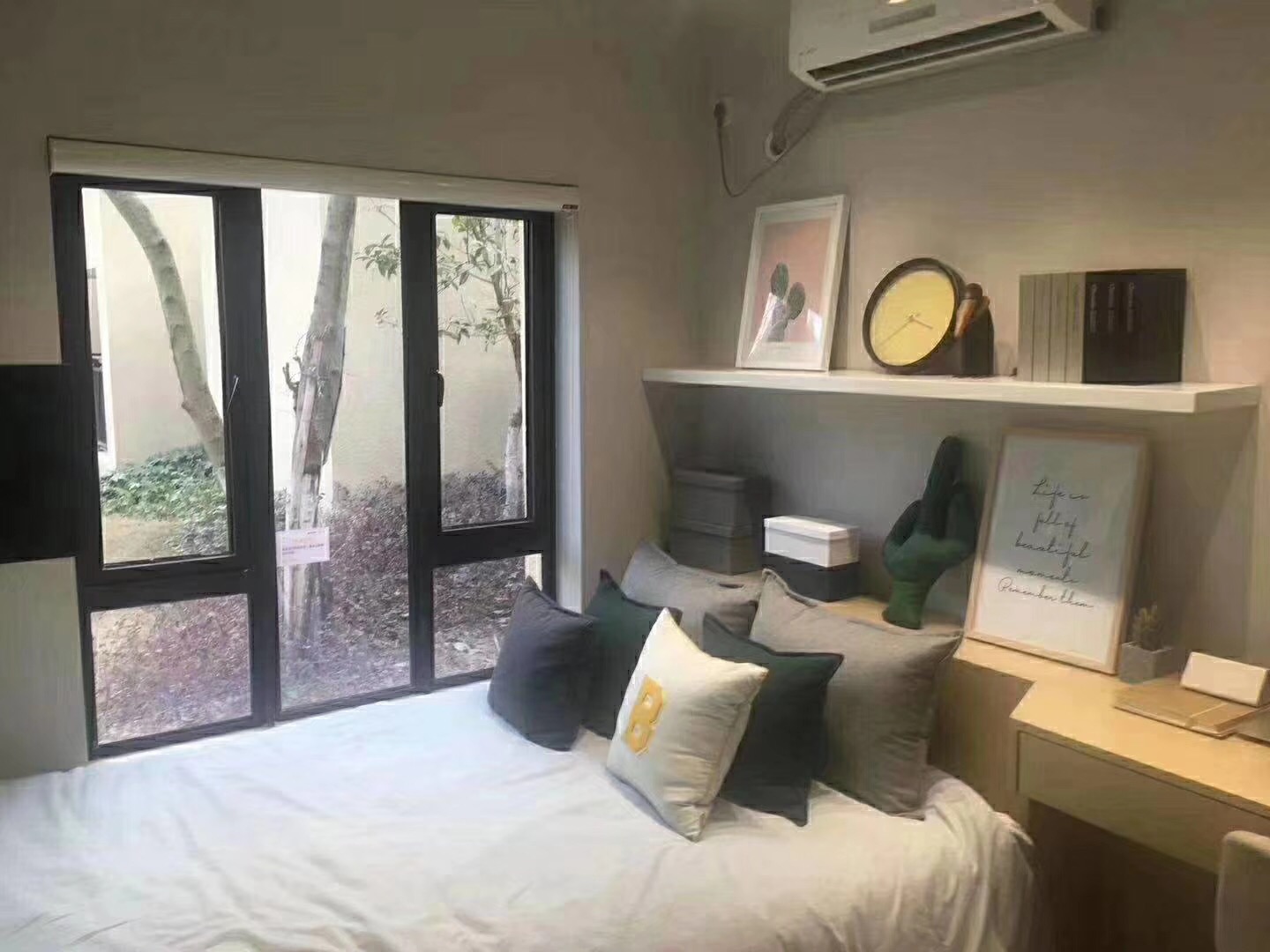 長沙115平米北歐現代裝修次臥效果圖