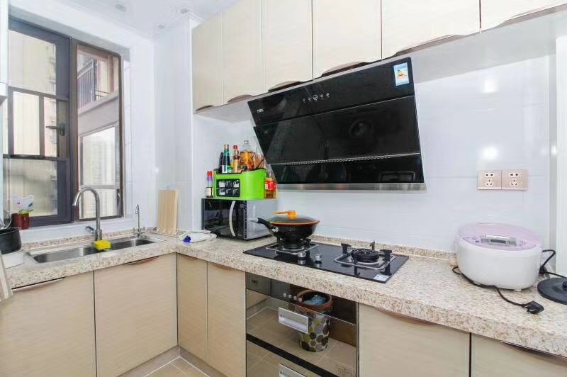 長沙80平米現代簡約風格廚房裝修效果圖