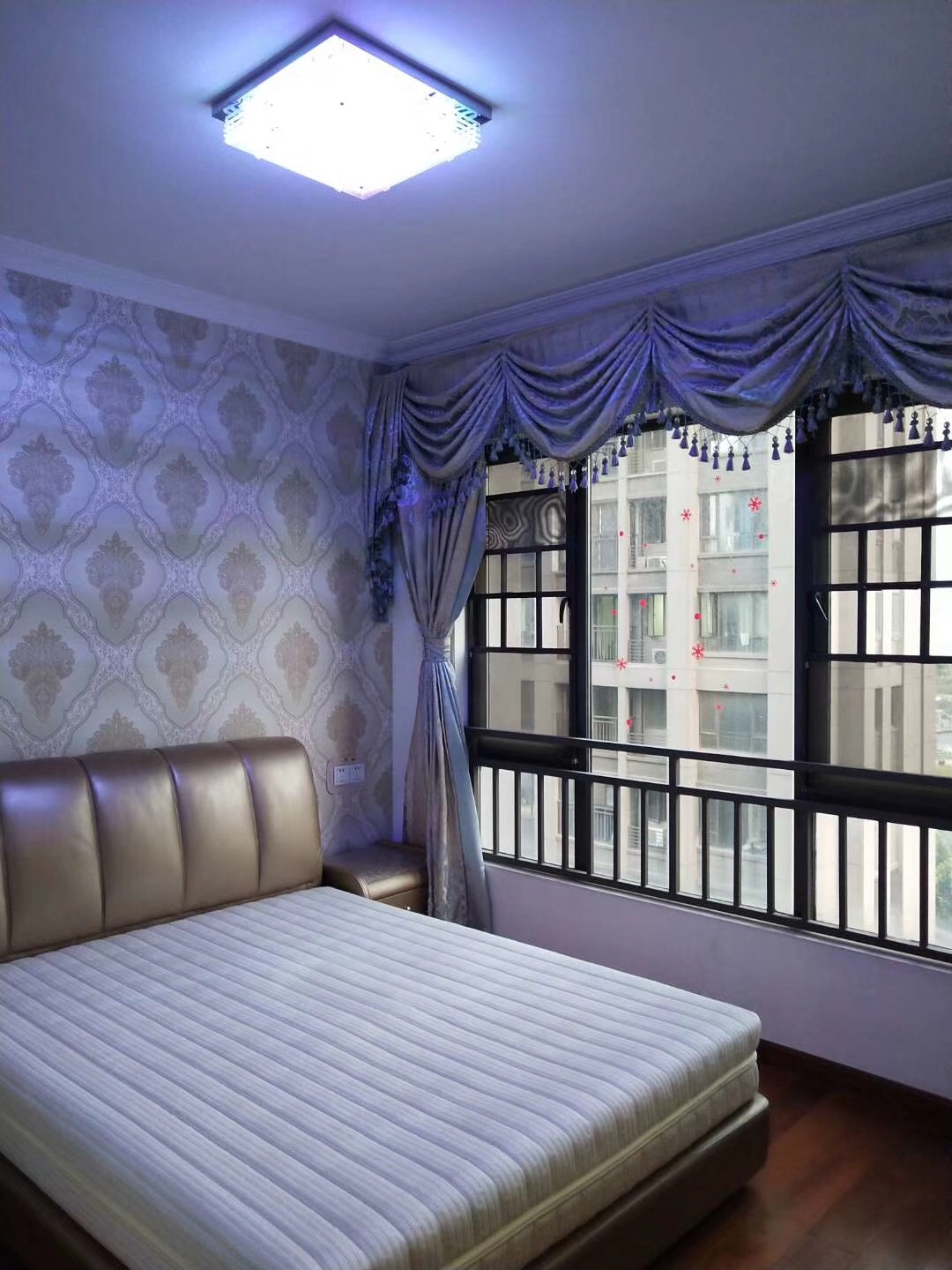 90平米簡約北歐風格主臥裝修效果圖