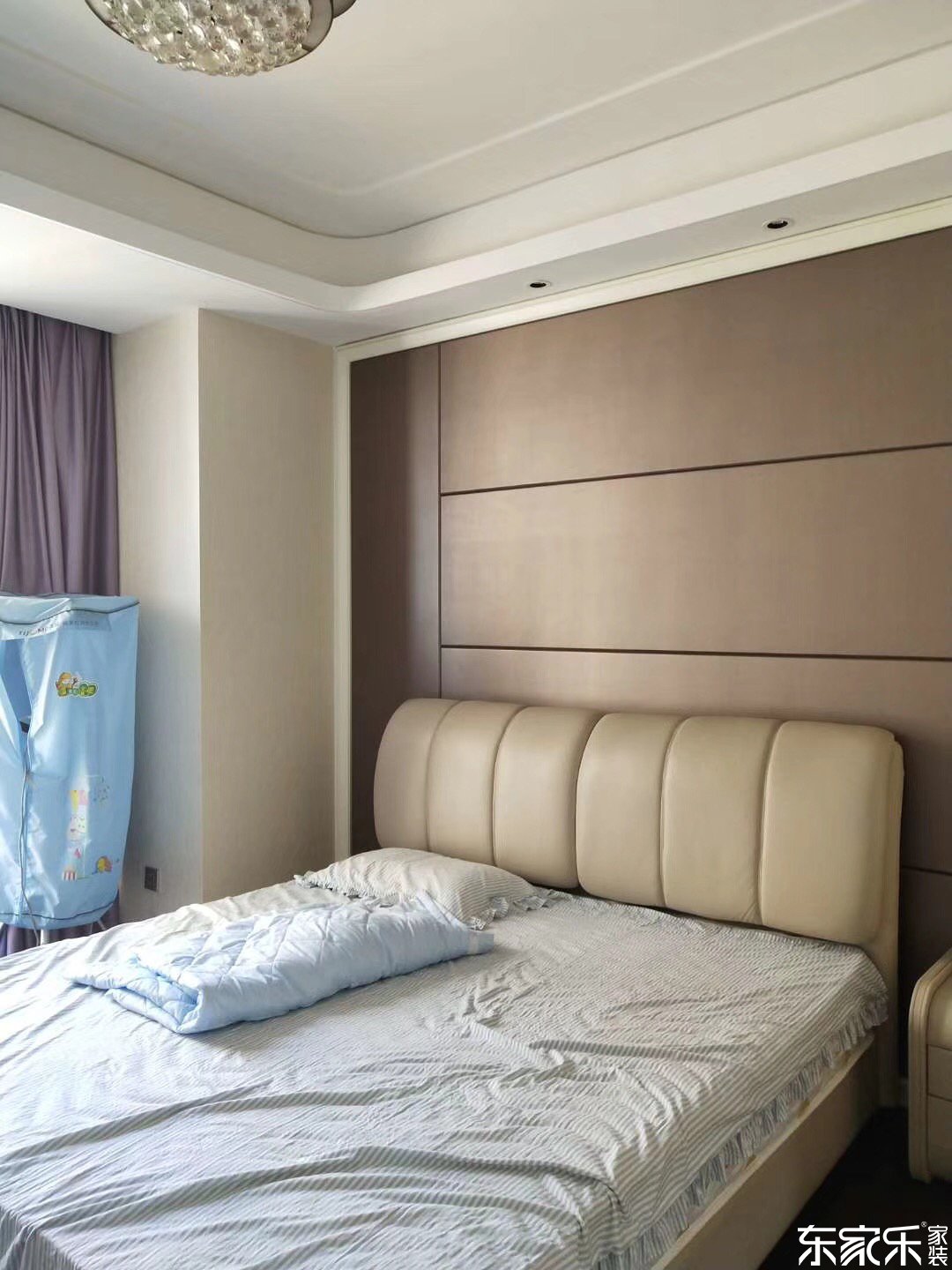 118平米北歐現(xiàn)代風格主臥裝修效果圖