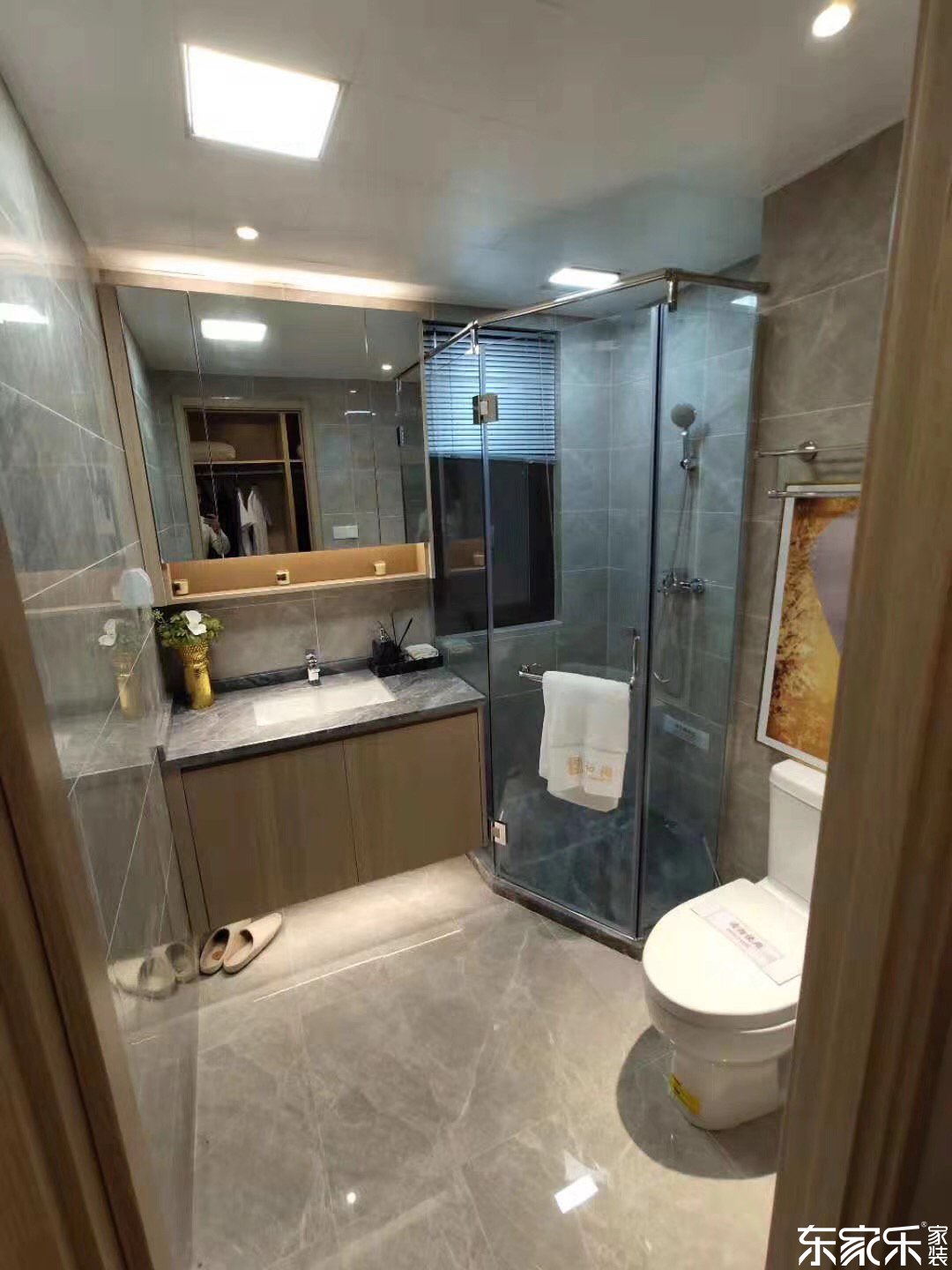 115平米中式風格衛生間裝修效果圖