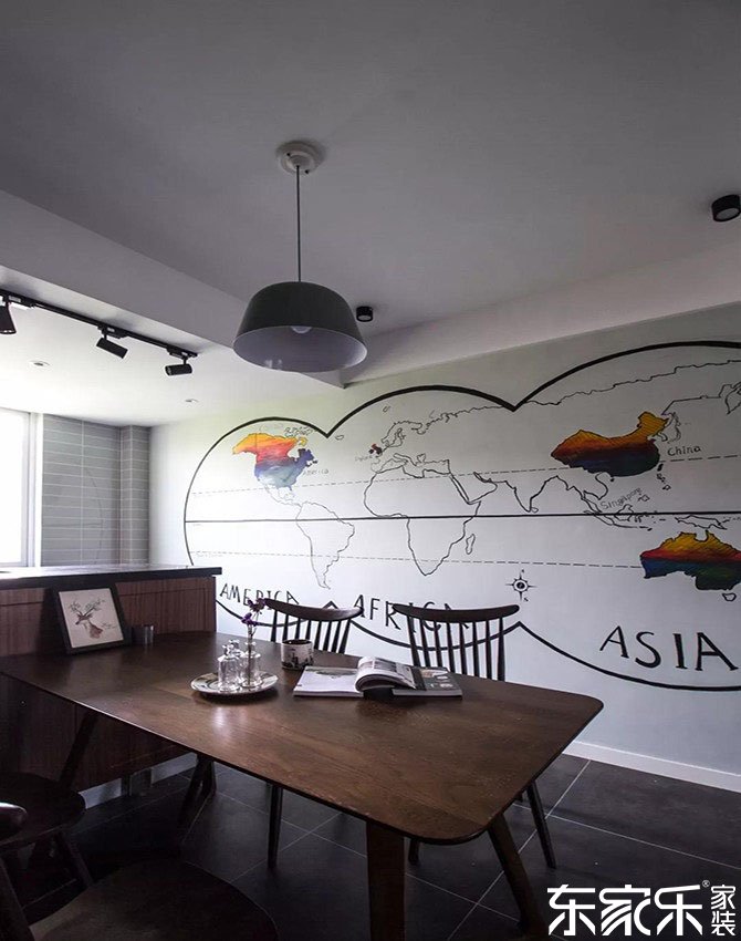 現代與北歐混搭裝修效果圖，簡單搭配又不失個性